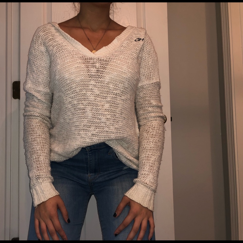 Gilly Hicks oversized white sweater